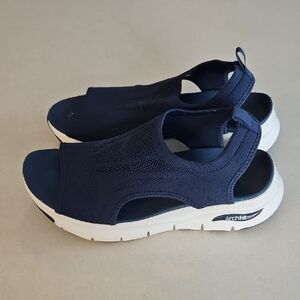 Skechers Arch Fit Blue Sandals
